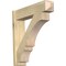 Ekena Millwork Balboa Craftsman Rough Sawn Outlooker, Douglas Fir, 8"W x 34"D x 34"H OUT08X34X34BOA04RDF - alternate 1